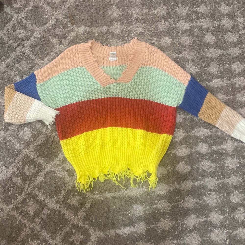 Color Block Sweater